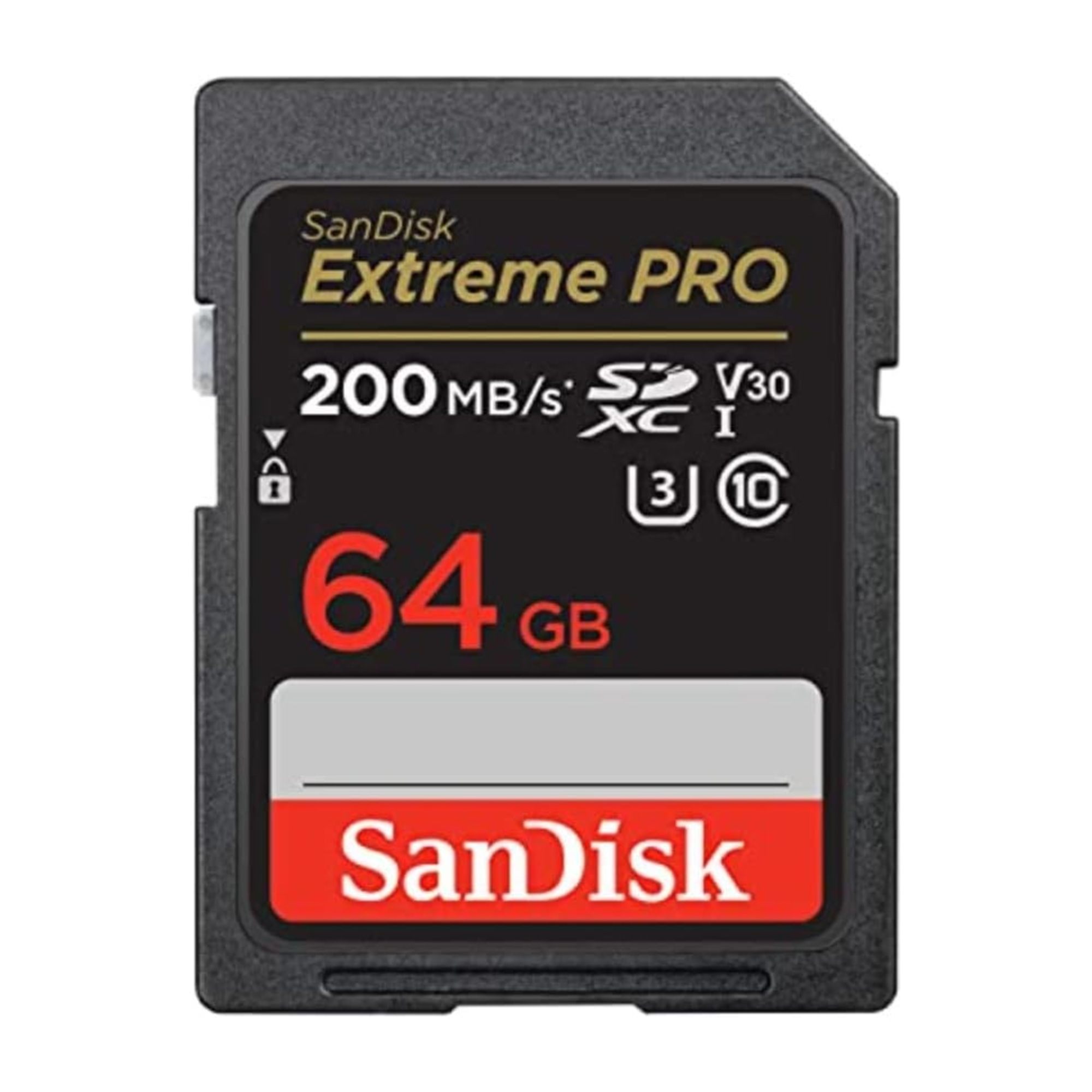 SanDisk Tarjeta de memoria Extreme PRO SDXC UHS-I de 64 GB - C10, U3, V30, 4K UHD, tarjeta SD - SDSDXXU-064G-GN4IN