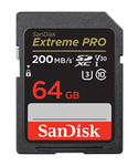 SanDisk Tarjeta de memoria Extreme PRO SDXC UHS-I de 64 GB - C10, U3, V30, 4K UHD, tarjeta SD - SDSDXXU-064G-GN4IN