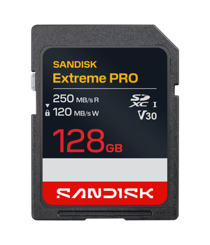 Tarjeta de Memoria SanDisk Extreme PRO SDXC UHS-I de 128GB