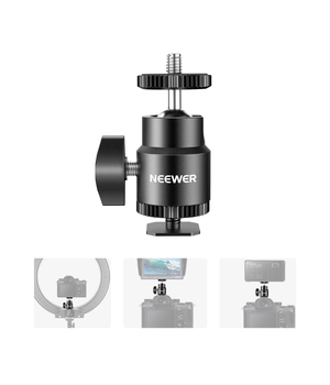 Neewer ST17 Soporte de zapata para cámara con tornillo adicional de 1/4"