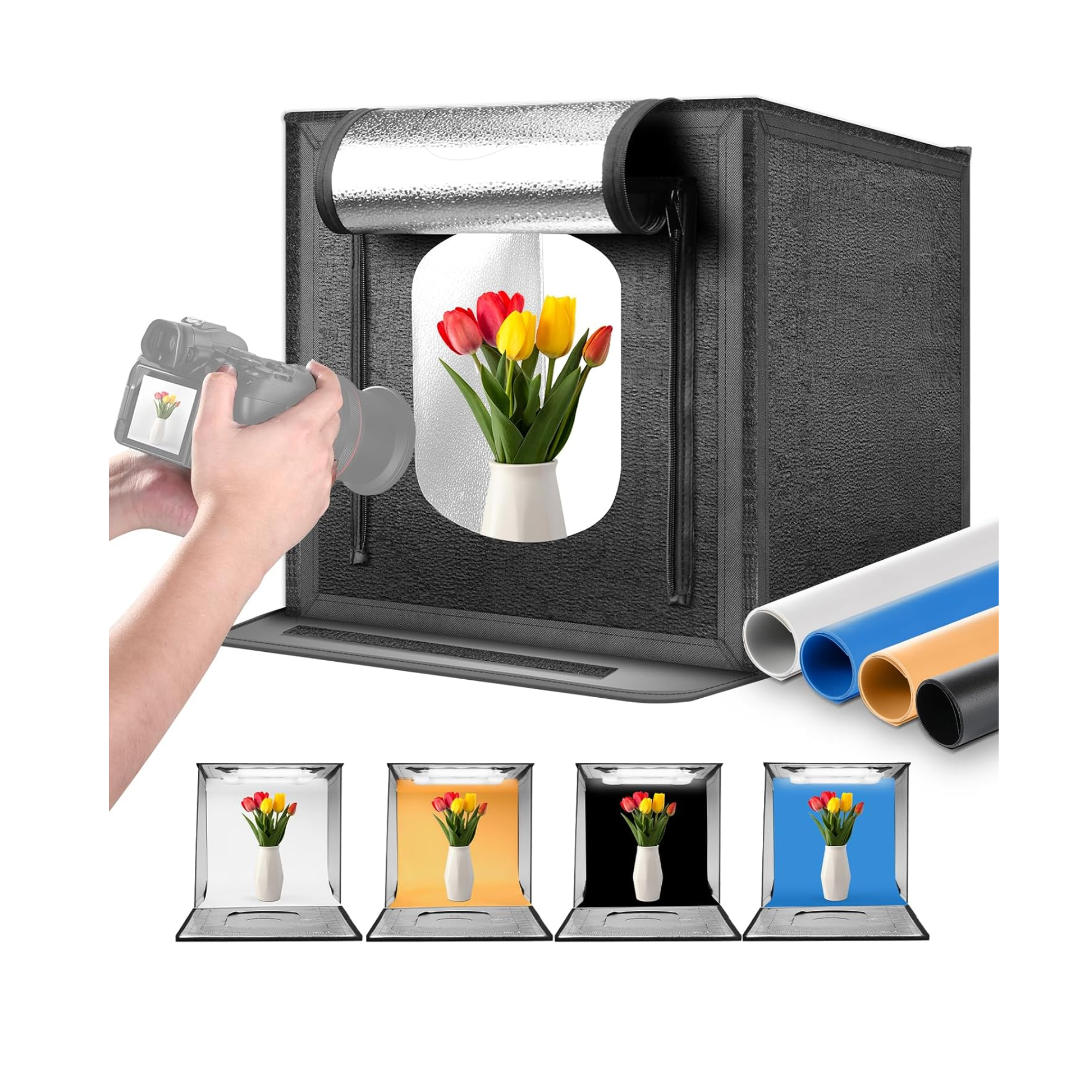 NEEWER LP60 Caja de luz  60 x 60 cm de 50W portátil plegable de / 24"x24"