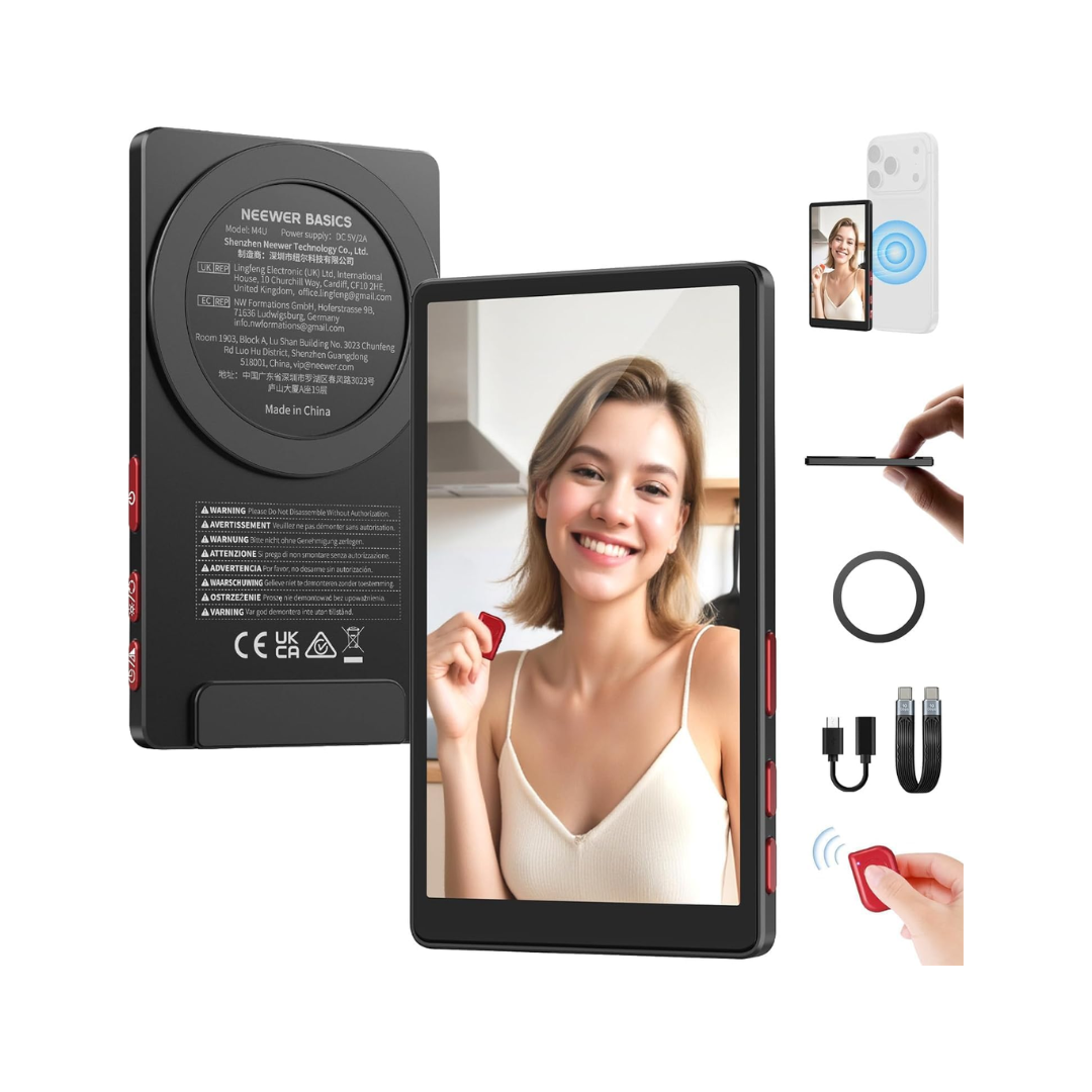 NEEWER M4U 4" pantalla de monitor de selfie magnético