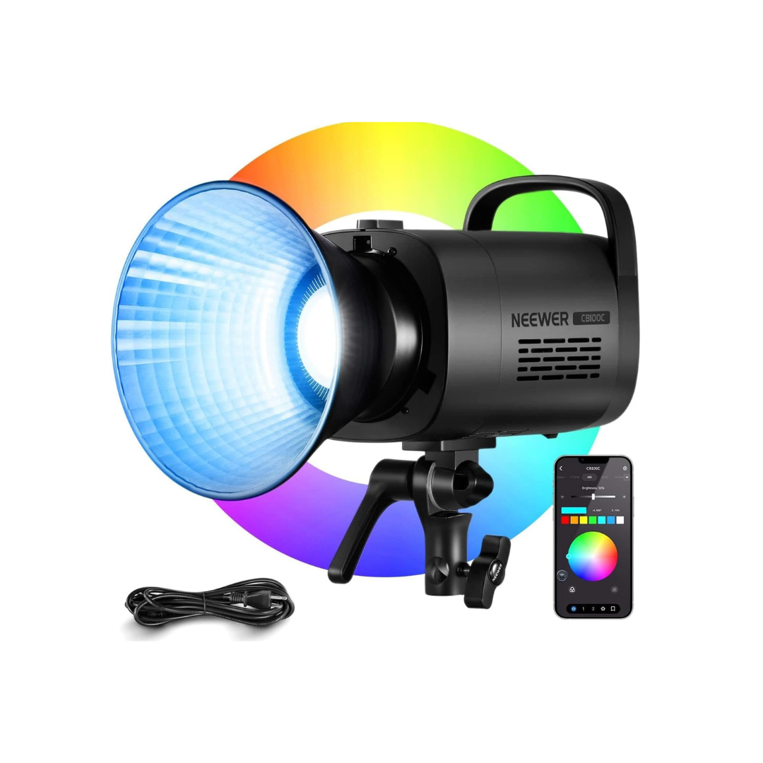 NEEWER CB100C Luz de vídeo LED RGB 130W