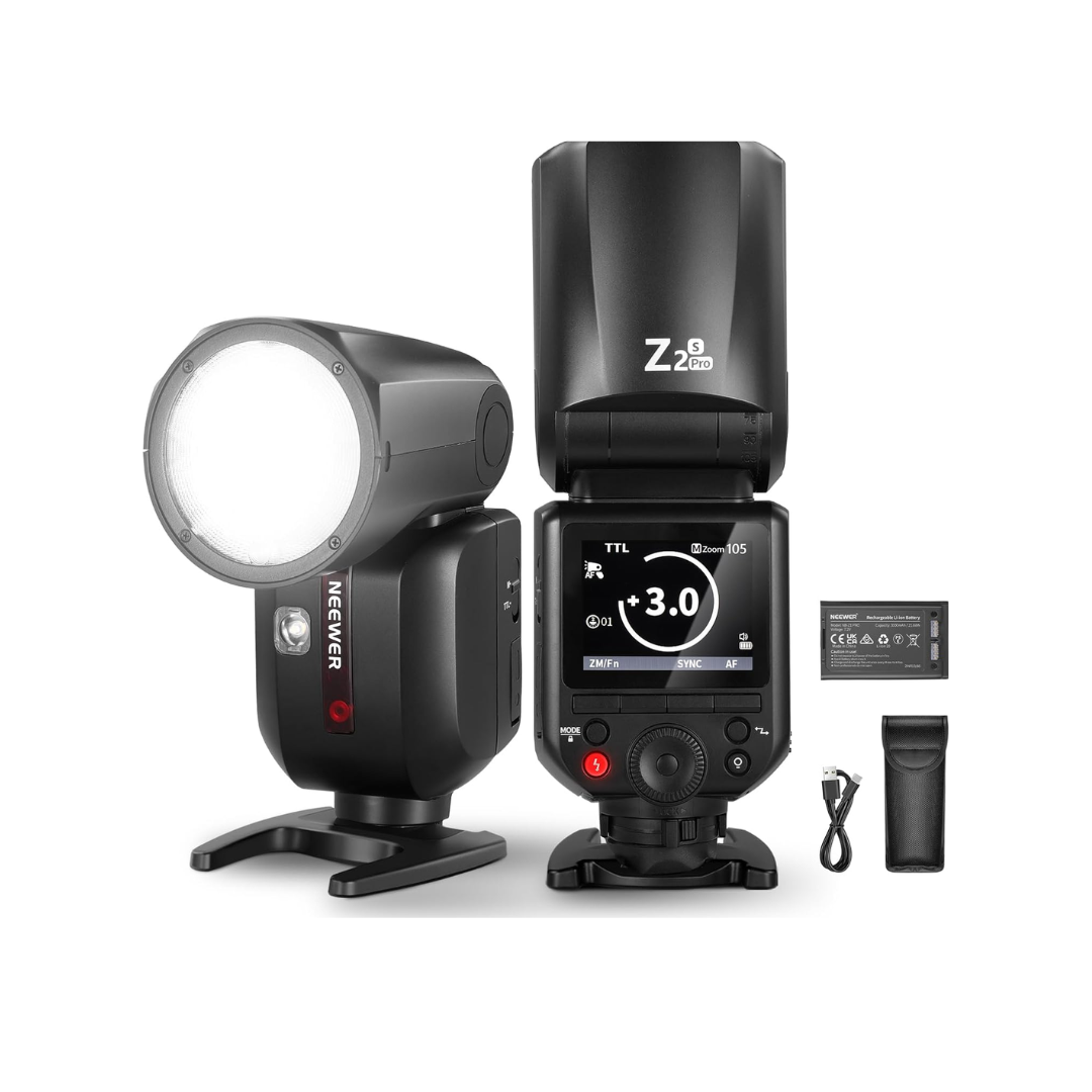 NEEWER Z2PRO-S Flash Speedlite de cabeza redonda compatible con Sony