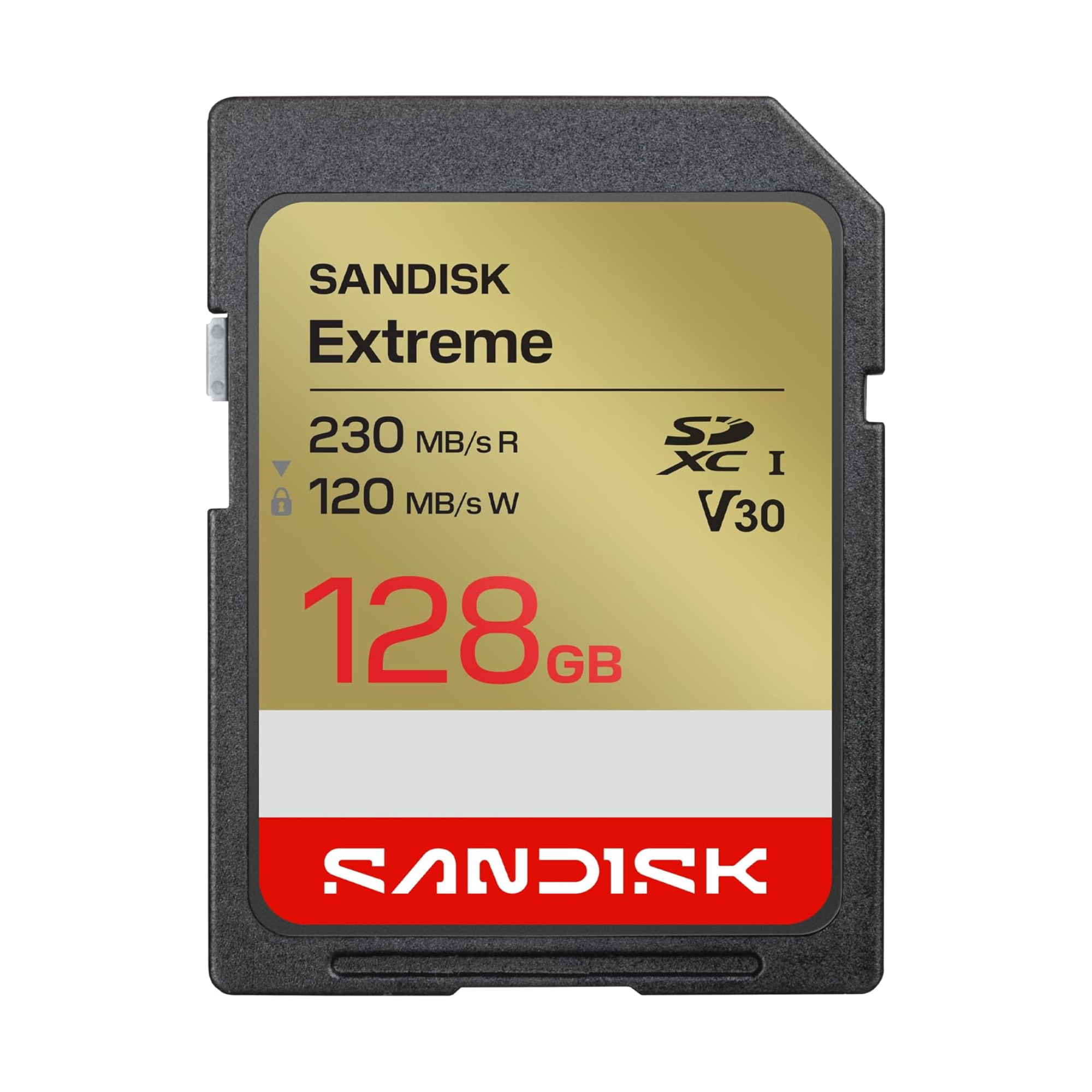 SANDISK Tarjeta UHS-I Extreme SD de 128 GB