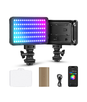 NEEWER RGB176 Luz de video LED RGB con batería NP-F750 de 4000 mAh