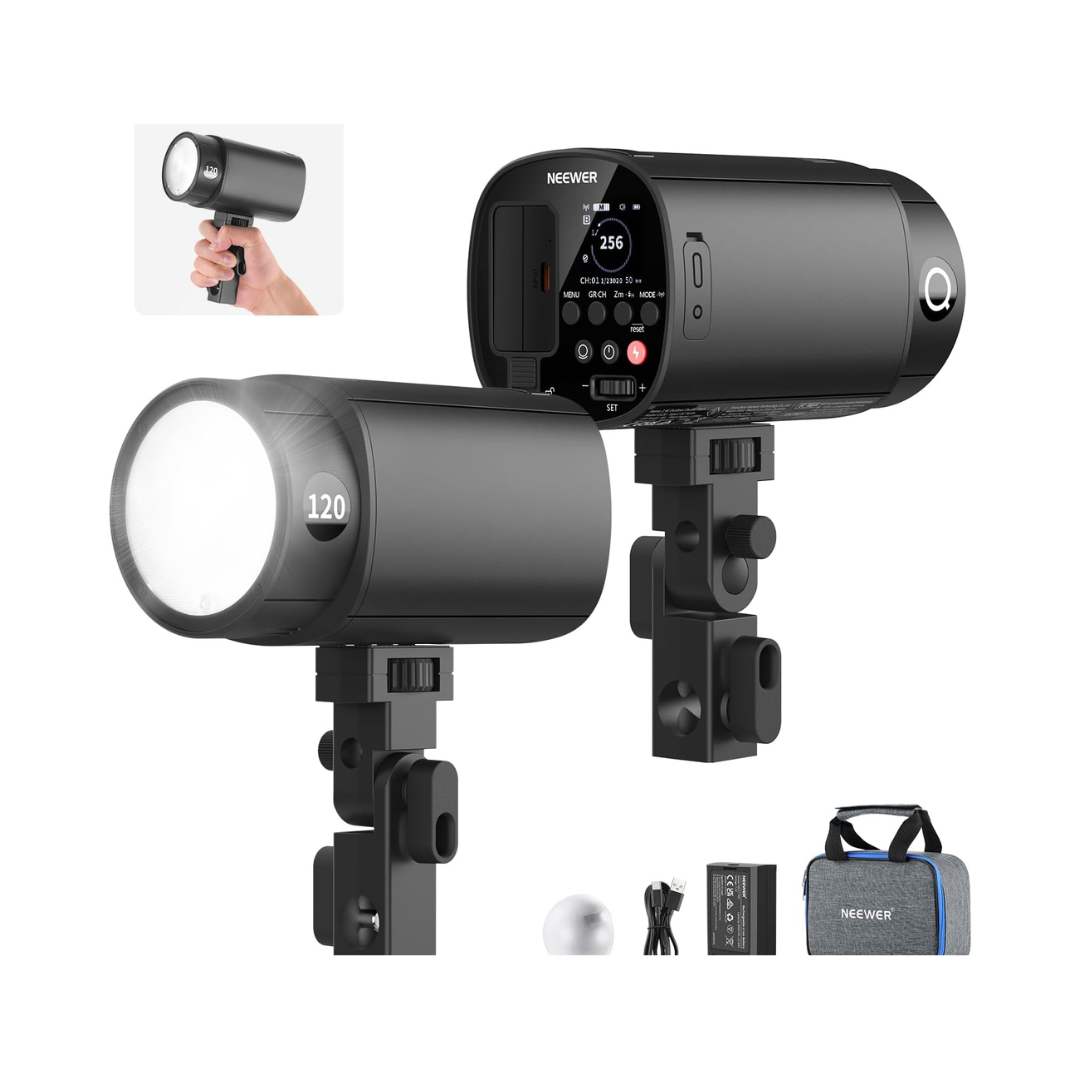 NEEWER Q120 2.4G TTL flash de bolsillo exterior estroboscópico  120W