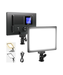 NEEWER NL-120B Panel de luz LED de 9 pulgadas, 3200-5600K, con batería de 4000mAh
