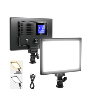 NEEWER NL-120B Panel de luz LED de 9 pulgadas, 3200-5600K, con batería de 4000mAh