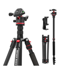 NEEWER TP14B Trípode monopié de viaje de 72" / 182 cm para cámara