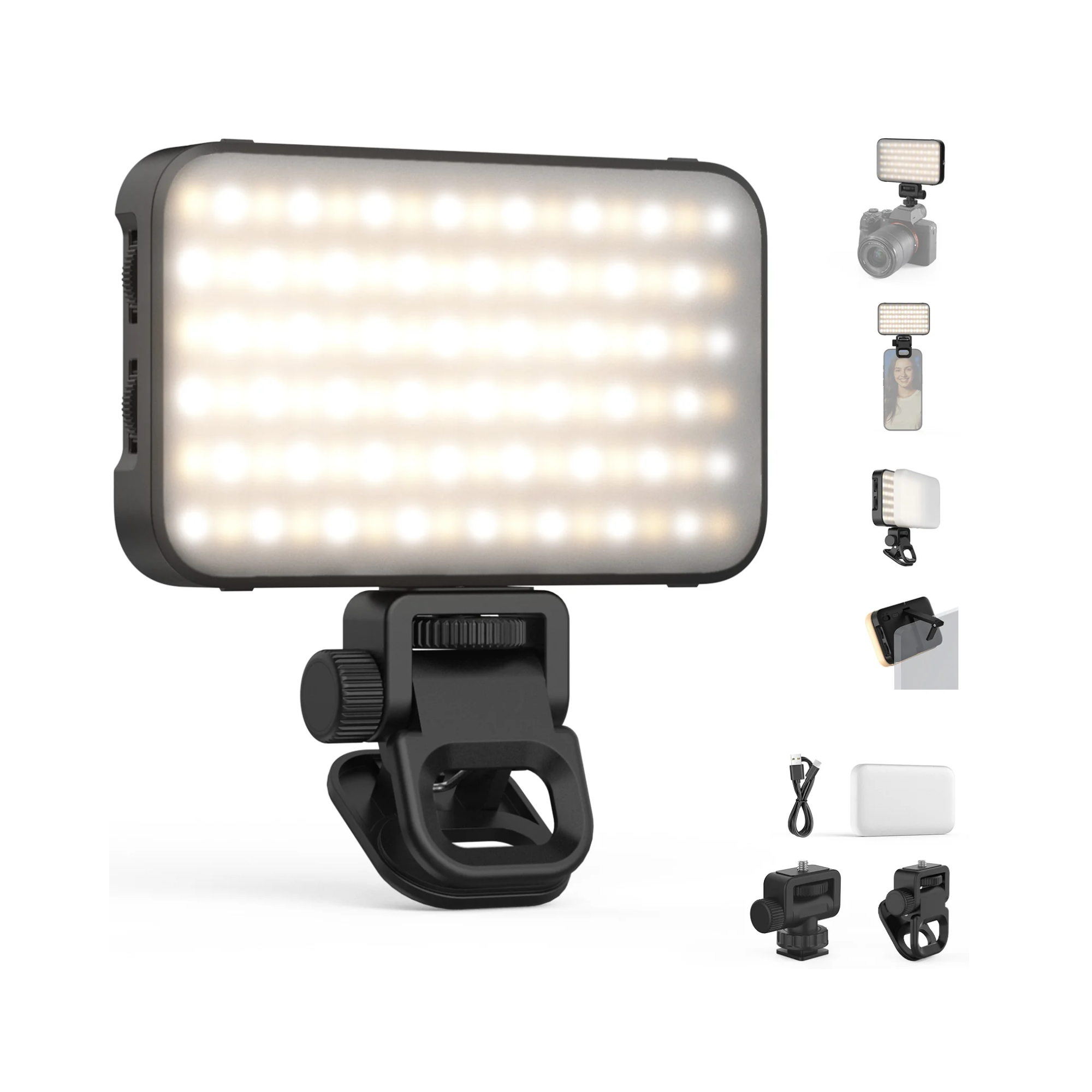 NEEWER N15 Luz Selfie con Clip magnético