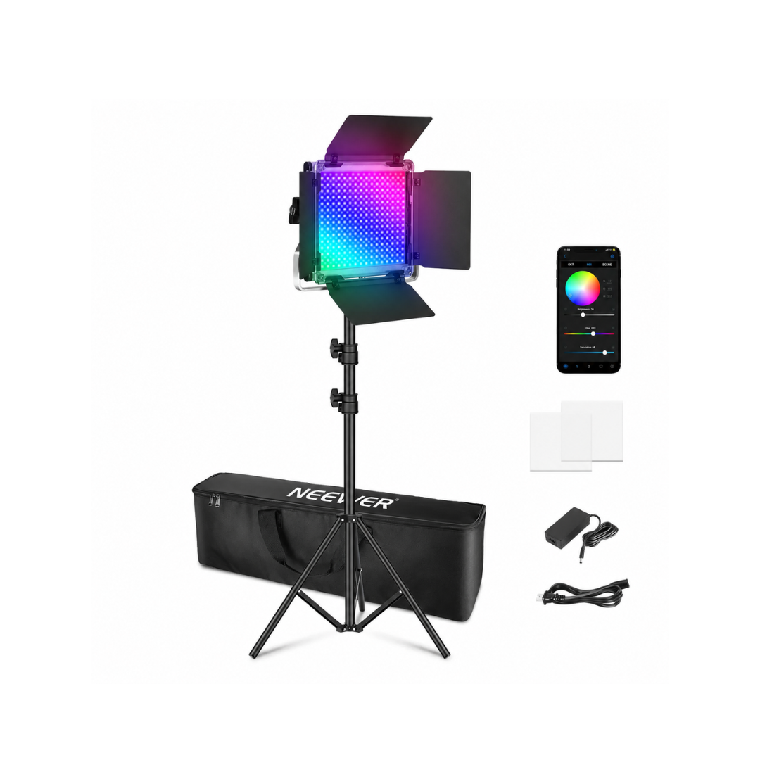 NEEWER panel LED RGB 660 PRO II con control de aplicación