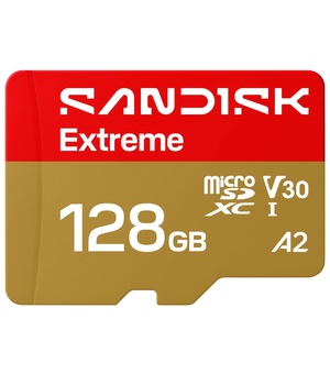 SANDISK Tarjeta UHS-I de 128 GB Extreme MicroSD