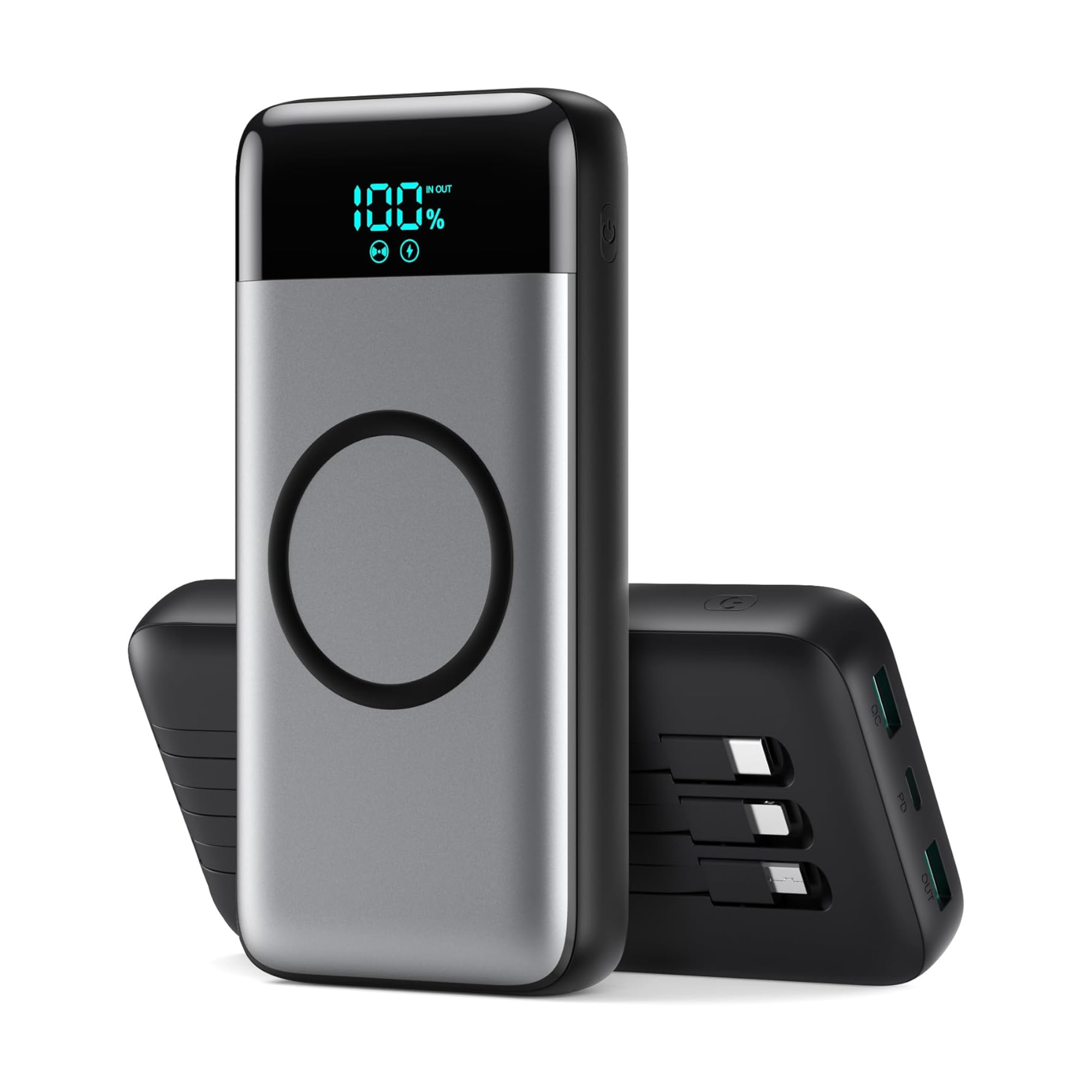 Cargador portátil inalámbrico de 40800 mAh