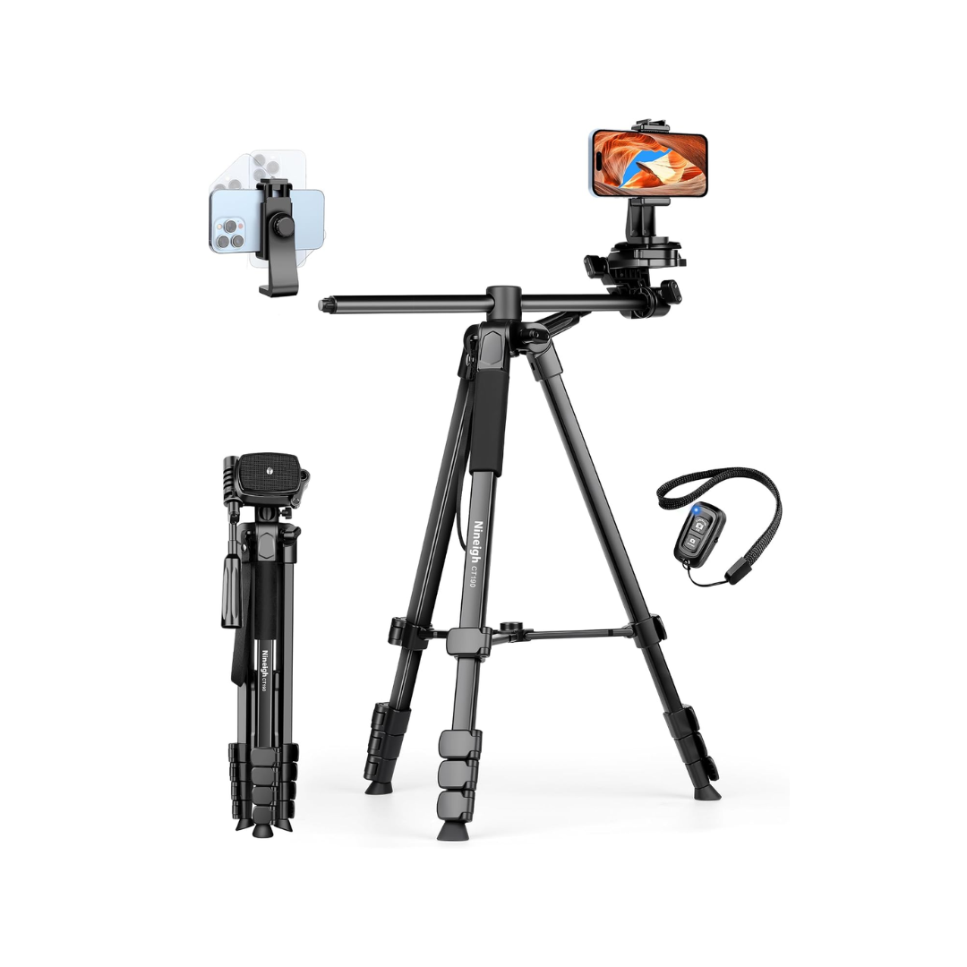 Trípode de 75" para Teléfono, Cámara y Proyector NINEIGH CT190