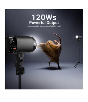 NEEWER Q120 2.4G TTL flash de bolsillo exterior estroboscópico  120W