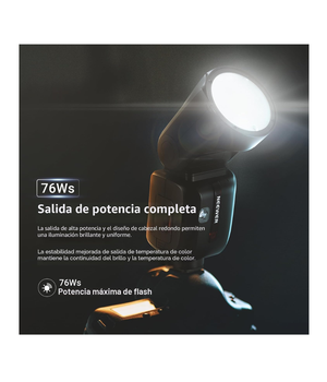 NEEWER Z2PRO-C Flash Speedlite de cabeza redonda compatible con canon