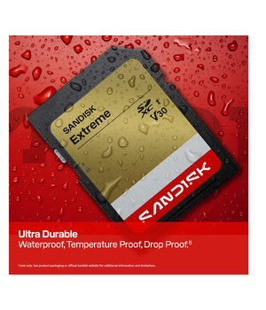 SANDISK Tarjeta UHS-I Extreme SD de 128 GB