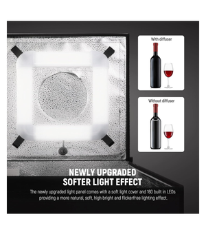 NEEWER LP60 Caja de luz  60 x 60 cm de 50W portátil plegable de / 24"x24"