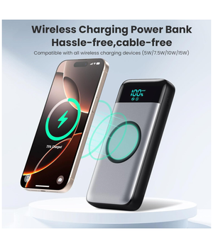 Cargador portátil inalámbrico de 40800 mAh