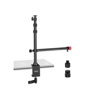 NEEWER TL253A+CR221A Soporte de escritorio para cámara con brazo de montaje y cabeza de bola de 1/4"