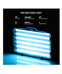 NEEWER RGB176 Luz de video LED RGB con batería NP-F750 de 4000 mAh