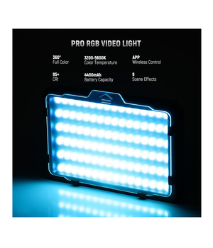 NEEWER RGB176 Luz de video LED RGB con batería NP-F750 de 4000 mAh