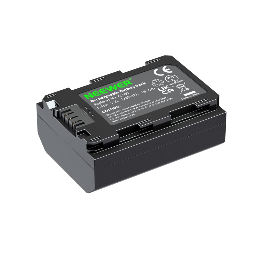 NEEWER NP-FZ100 Batería de repuesto 2280mAh para Sony