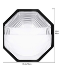 Neewer SF-RPBO36 Softbox octagonal plegable de 90 cm para flash de estudio
