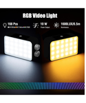 EMART Luz de cámara LED RGB de 2600 mAh, 13 efectos de iluminación  2500 K-7000 K