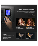 NEEWER NL-120B Panel de luz LED de 9 pulgadas, 3200-5600K, con batería de 4000mAh
