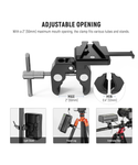 NEEWER PS006 Placa Mini V-Mount con Súper Abrazadera Tipo Cangrejo