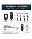 NEEWER Z2PRO-S Flash Speedlite de cabeza redonda compatible con Sony