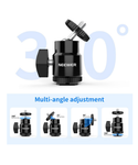 Neewer ST17 Soporte de zapata para cámara con tornillo adicional de 1/4"