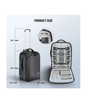 NEEWER NW3300-R Mochila trolley 2 en 1 de 22" x 14" x 10"
