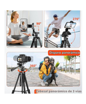 Trípode de 75" para Teléfono, Cámara y Proyector NINEIGH CT190