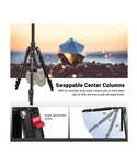 NEEWER TP14B Trípode monopié de viaje de 72" / 182 cm para cámara