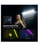 NEEWER SL50 Barra de Luz RGB Magnética de Mano de 21" / 53 cm con batería de 4000mAh