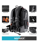 NEEWER NW-XJB-D2330-R Mochila Pro para cámara impermeable y acolchada