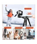 Trípode de 75" para Teléfono, Cámara y Proyector NINEIGH CT190