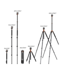 K&F Concept  Trípode réflex de 200 cm / 78.7" con columna central giratoria de 360°