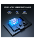 NEEWER NL-120B Panel de luz LED de 9 pulgadas, 3200-5600K, con batería de 4000mAh