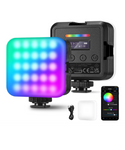 NEEWER Luz de video RGB magnética RGB62 con control de aplicación