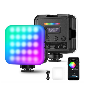 NEEWER Luz de video RGB magnética RGB62 con control de aplicación