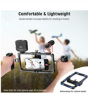 NEEWER Kit de vlogging para smartphone con estabilizador y doble asa.