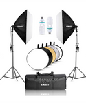 EMART Kit de iluminación Softbox, 24 x 24 pulgadas