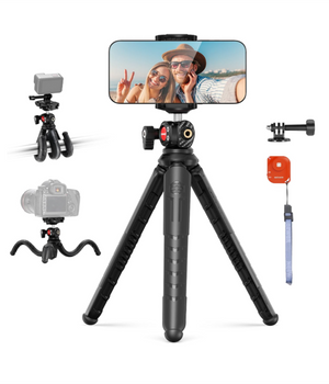 NEEWER Tripode Flexible tipo selfie stick para telefono celular, camaras digitales y camaras de accion (gopro, insta360)