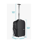 NEEWER NW-8903 Mochila con ruedas 2 en 1 para cámara DSLR y accesorios - Compartimento acolchado, desmontable y antigolpes