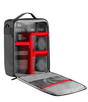 NEEWER Bolsa de transporte impermeable para cámara y lente de 8.7 x 5.9 x 12.6 pulgadas  color gris
