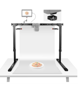 NEEWER soporte de mesa ST200 de montaje de cámara para fotos cenitales, con placa de liberación rápida QR tipo Arca